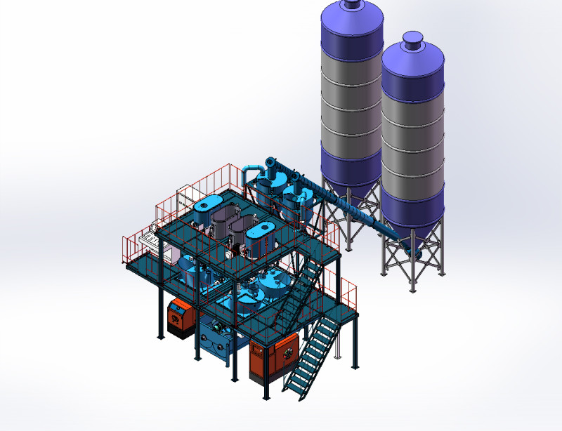 Foam concrete assembled wallboard production line equipment