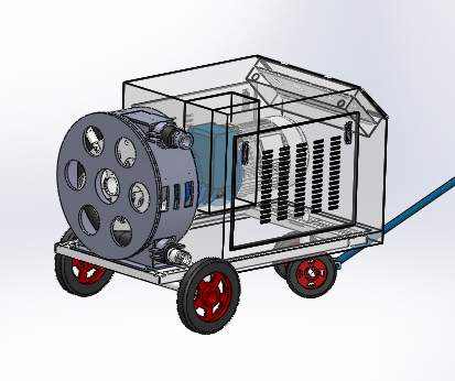 DY500泵送机示意图